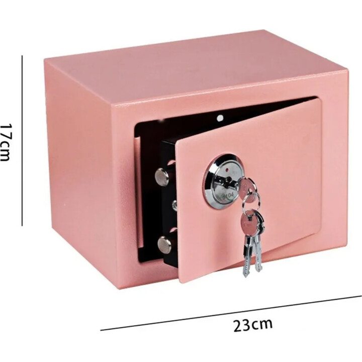 Extralink Home | Home Safe | office, key box, safe, pink, S-404