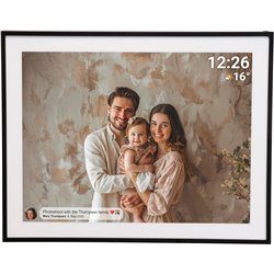 Cadre photo Denver avec FRAMEO 19" 32 Go noir