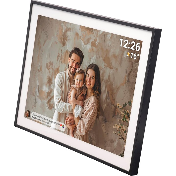 Denver photo frame with FRAMEO 19" 32GB black