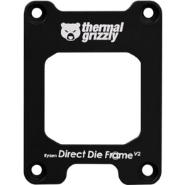 Thermal Grizzly Ryzen 7000 Direct Die Frame V2 marco de montaje negro