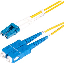 3 M LC AUF SC OS2 GLASFASERKABEL/OS2/UPC/DUPLEX/LSZH