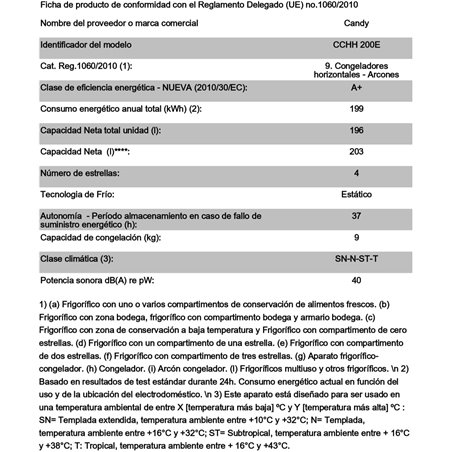 Congelatore a pozzetto Cchh 200e