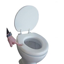 Asiento inodoro blando con solapa