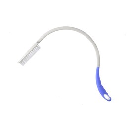 SUNDO brosse pour laver le dos avec poignée ergonomique blanc et bleu