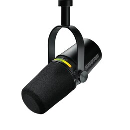 Shure MV7+-K-BNDL - supporto per voce/microfono con connettore XLR/USB-C, nero + supporto da tavolo GATOR