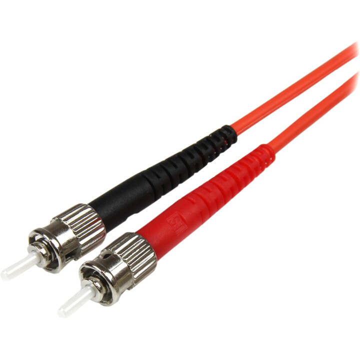 StarTech.com 5m Multimode Duplex Fiber Optic Network Adapter Cable LC-ST 50/125 - Duplex Patch Cable