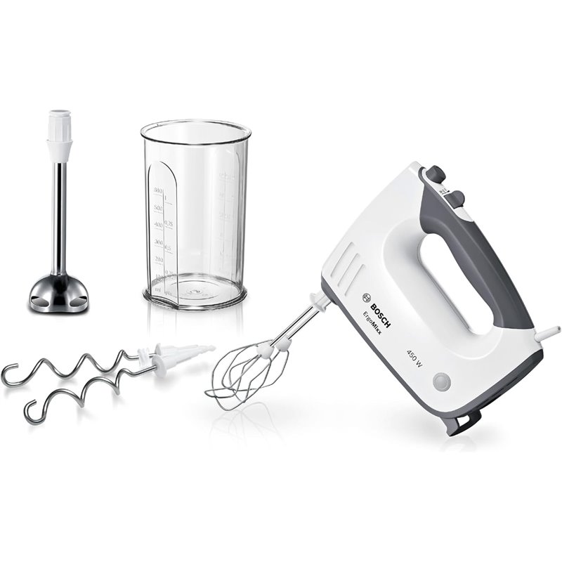 Bosch MFQ37470 batidora Batidora de mano 750 W Negro, Blanco