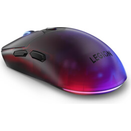LENOVO Legion M410 mouse inalámbrico gaming RGB negro transparente