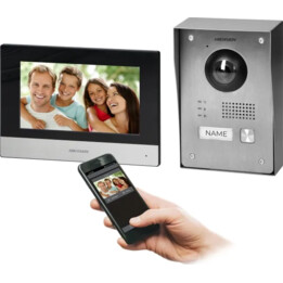SET VIDEOCITOFONO HIKVISION DS-KIS703Y-P