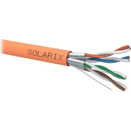 TWISTED PAIR KABEL SOLARIX CAT.6A STP LSOH B2ca s1d1a1 Spule 500M