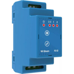 Wireless Din Rail Relay Blue PSZ-02 Tech Controllers