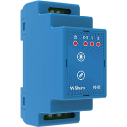 Wireless Din Rail Relay Blue PSZ-02 Tech Controllers