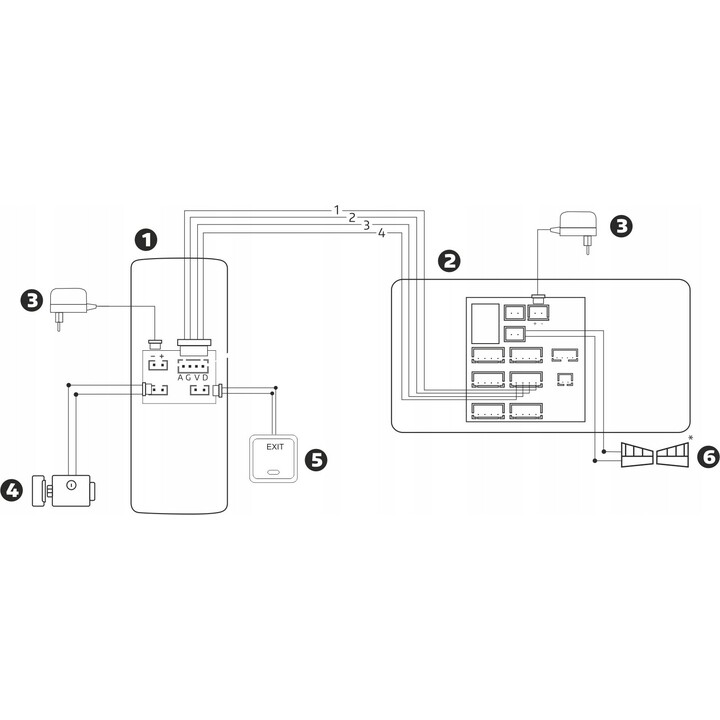 VIDEO INTERCOM EURA VDP-86A3 - 10" monitor white TUYA