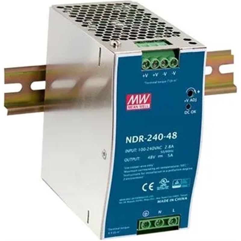 MEAN WELL DIN RAIL SWITCHING POWER SUPPLY NDR-240-48 48V/240W/5A