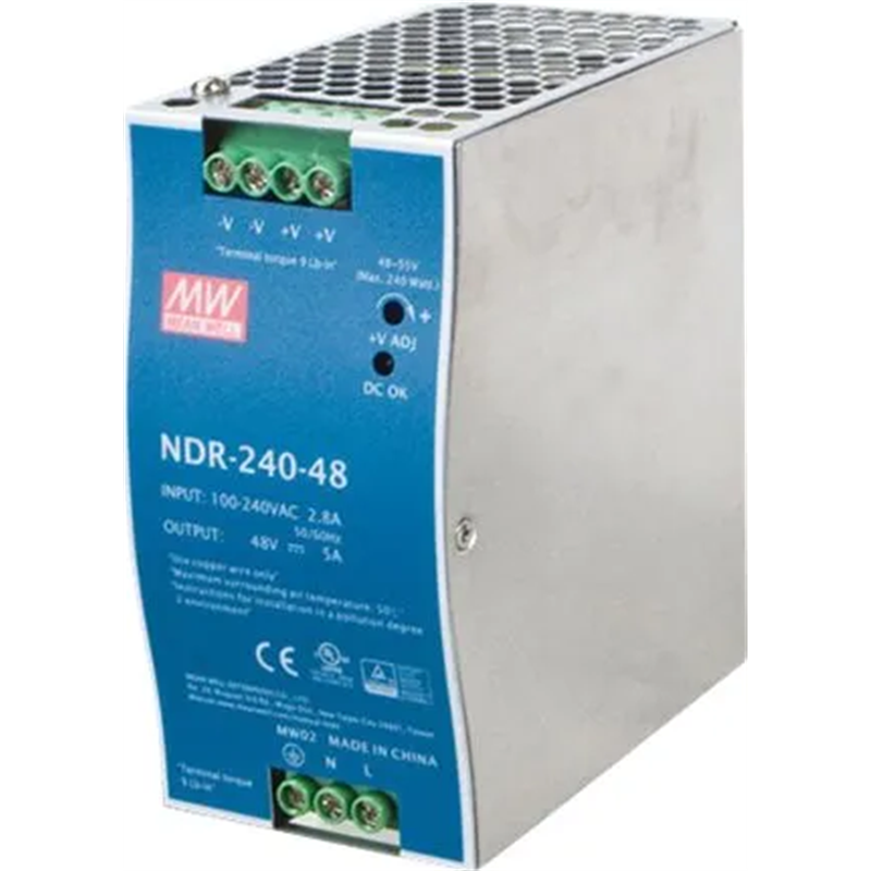 MEAN WELL DIN RAIL SWITCHING POWER SUPPLY NDR-240-48 48V/240W/5A