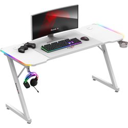 Scrivania da gaming Huzaro Hero 3.3 Bianco RGB