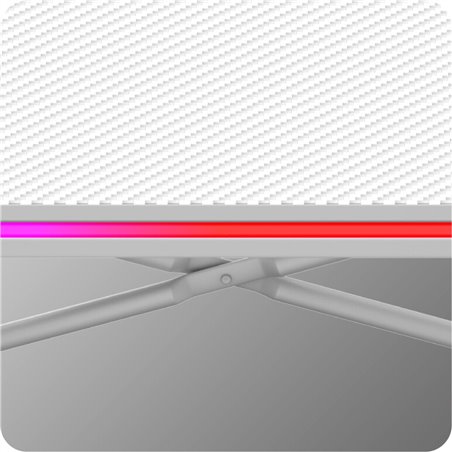 Bureau de jeu Huzaro Hero 1.7 RGB Blanc