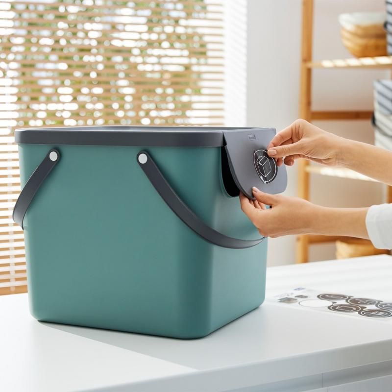 ROTHO Albula Green - contenedor para la separación de residuos - 40l