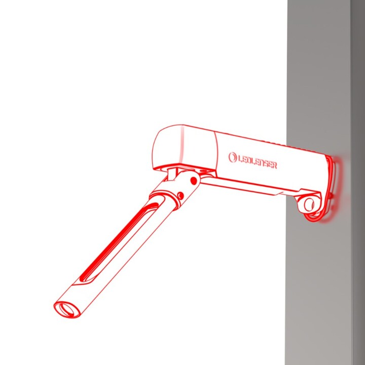 Ledlenser W7R Work lampe de travail rechargeable noire