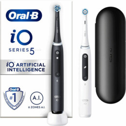 Braun Szczoteczka elek.Oral-B iO5 Duo Nero opaco/Bianco chiaro
