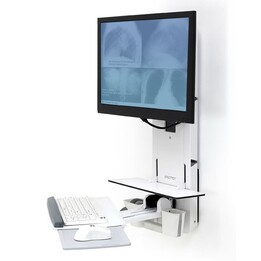 STANZA PAZIENTE Ergotron VL18 STS WM/BIANCO LUMINOSO