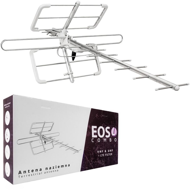 DVB-T/T2 Antenne Spacetronik EOS L Combo Weiß (Passiv)