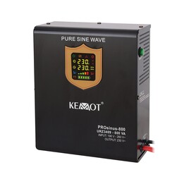 Wand-Notstromversorgung KEMOT PROsinus-800 Konverter mit reiner Sinuswelle und Ladefunktion 12V 230V 800VA/500W