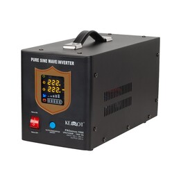 Uninterruptible power supply KEMOT PROsinus-1000 converter with pure sine wave and charging function 12V 230V 1000VA/700W - blac