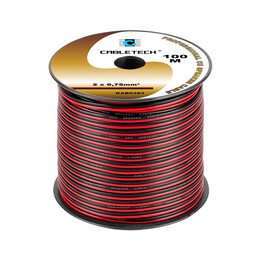 Lautsprecherkabel 0,75mm schwarz-rot