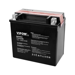 Batteria VIPOW tipo MC per motocicli 12V 12Ah