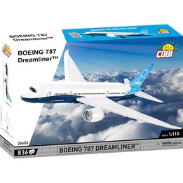 COBI 26603 Boeing 787 Dreamliner 836 almofadas