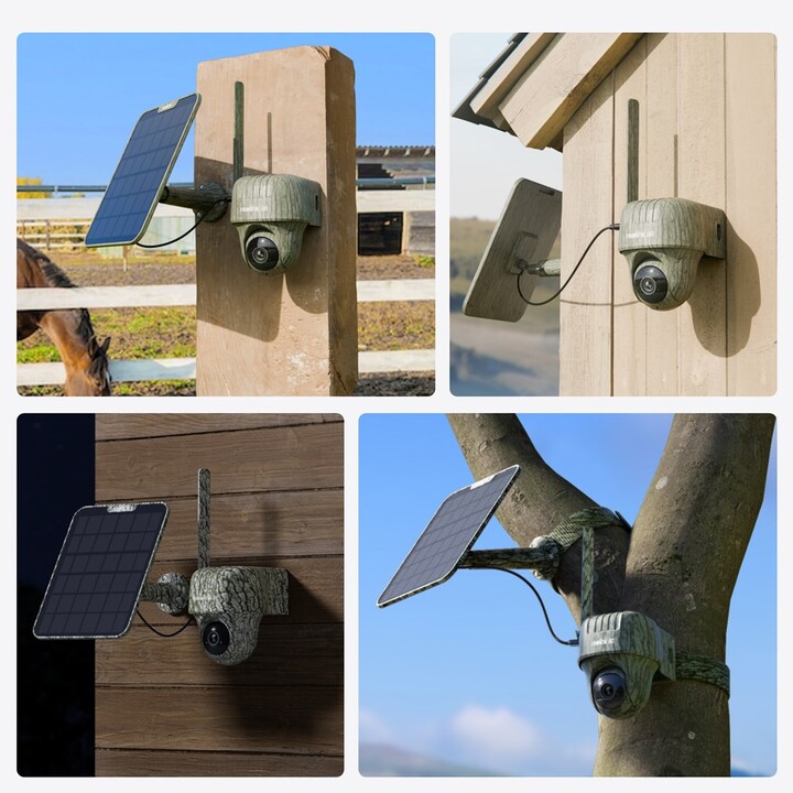 Reolink Go Series G450 + Solar Panel 2 Almohadilla Cámara de seguridad IP Exterior 3840 x 2160 Pixeles Techo/pared