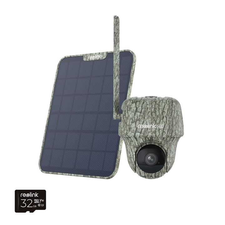 Reolink Go Series G450 + Solar Panel 2 Almohadilla Cámara de seguridad IP Exterior 3840 x 2160 Pixeles Techo/pared