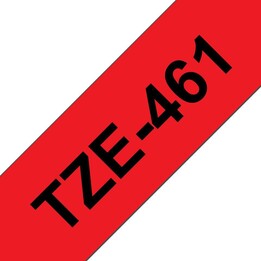 Schriftbandkassette Brother 36mm rosso/nero TZe-461