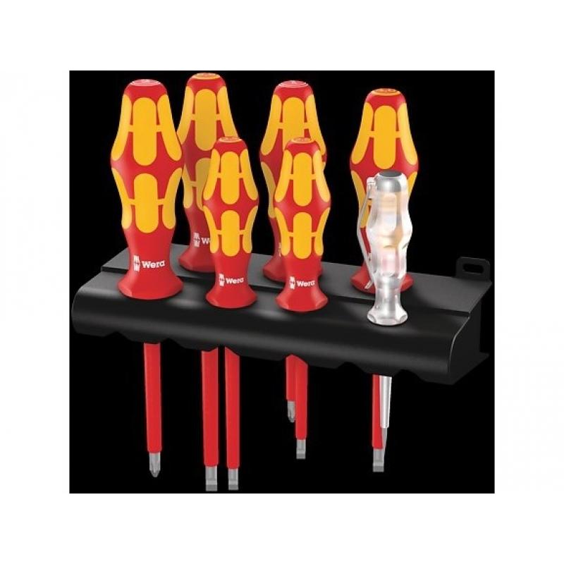 SCREWDRIVERS SET 7PCS. + 160 I/7 RACK WARA PROBE