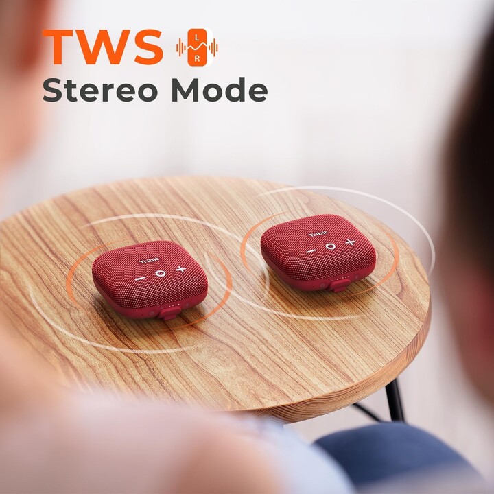 Tribit StormBox Micro 2 BTS12 10W Rosso - Altavoz Bluetooth