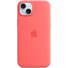 Custodia in silicone per Apple iPhone 15 Plus con MagSafe - Guava