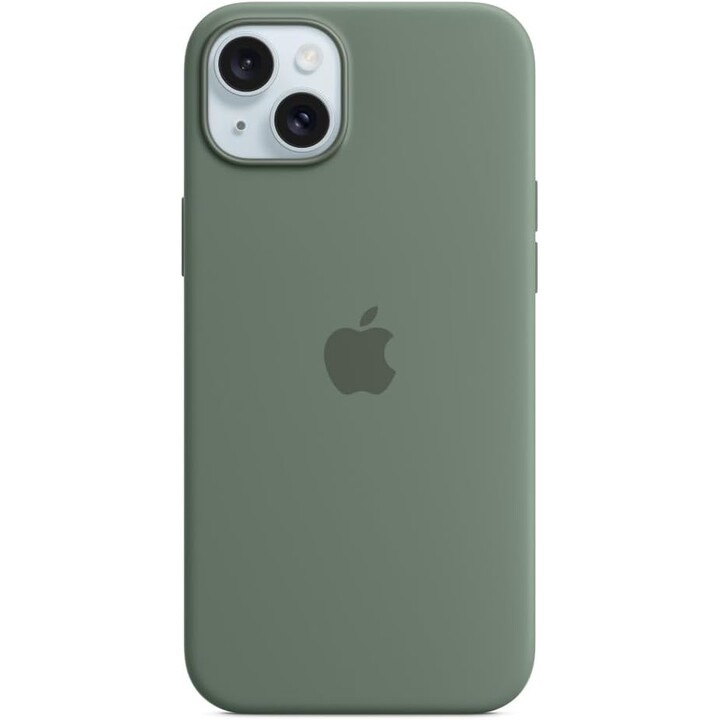 Capa de silicone Apple iPhone 15 Plus com MagSafe - Cypress