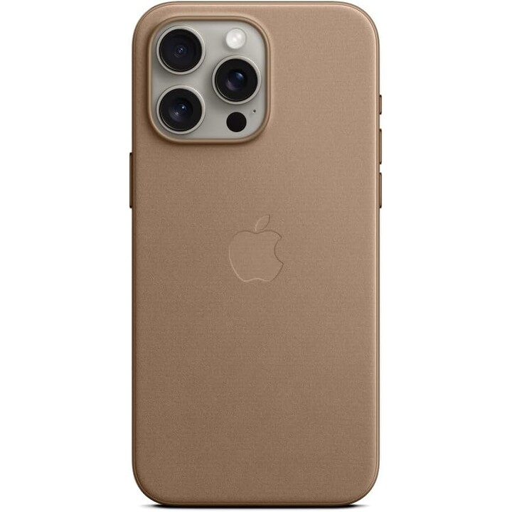 Capa FineWoven para Apple iPhone 15 Pro Max com MagSafe - Cinza