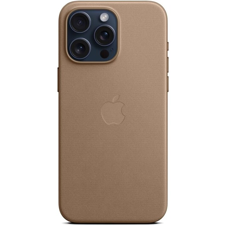 Coque Apple iPhone 15 Pro Max FineWoven avec MagSafe - Taupe