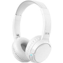 Casque sans fil SPC Heron 2 Studio/ avec microphone/ Bluetooth/ Blanc