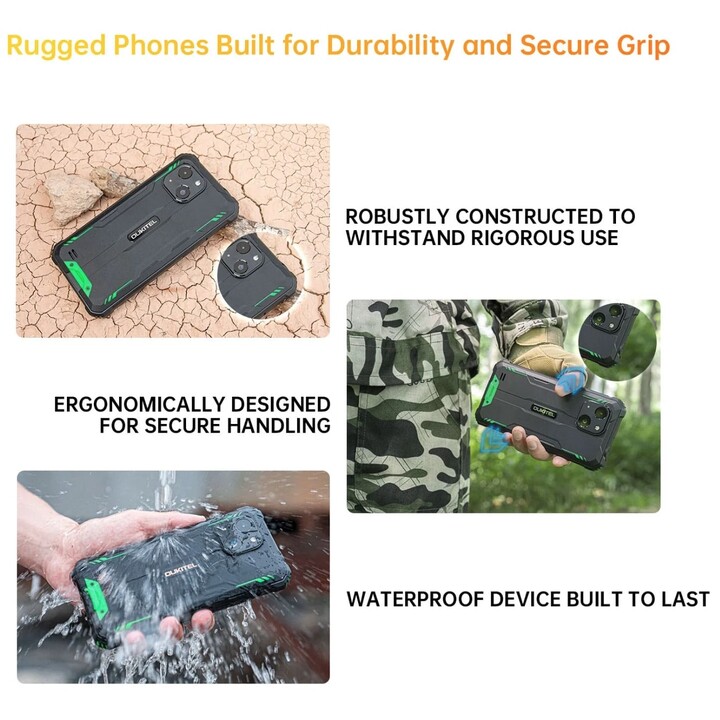 Oukitel G2 4GB 64GB Dual Sim Arancione Robusto