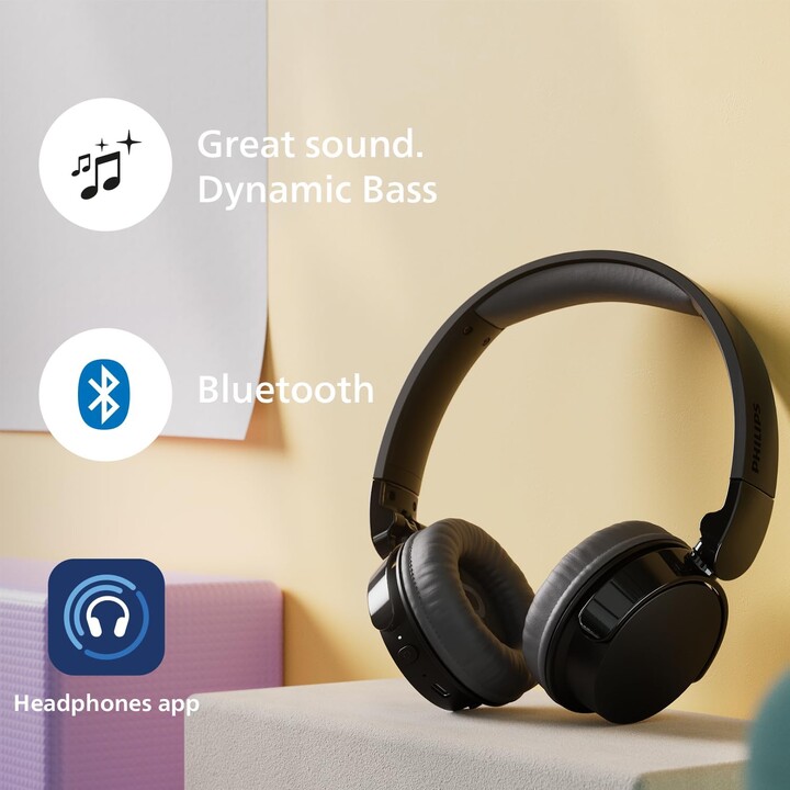 Philips TAH3209 Wireless Headphones/ with Microphone/ Bluetooth/ White