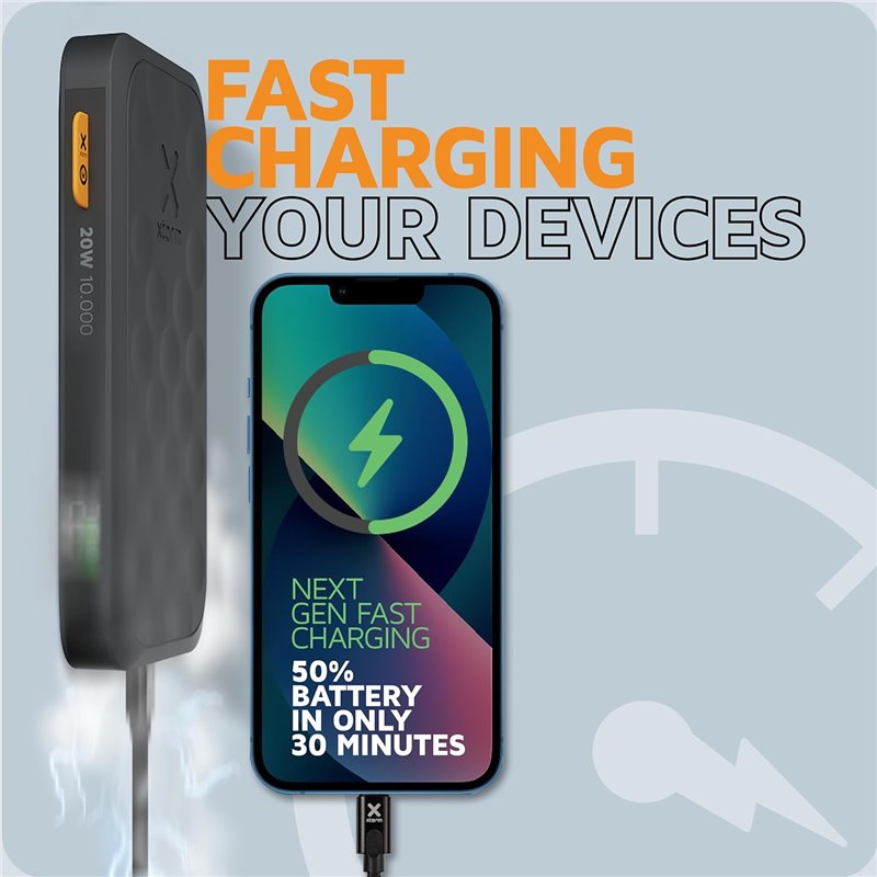 Powerbank 10000mAh Xtorm Fuel Series 5 FS5101/ 20W/ Midnight Black