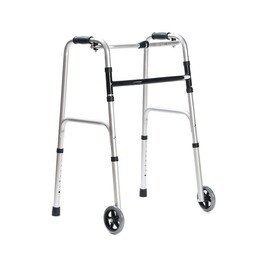Rehabilitation walker with wheels