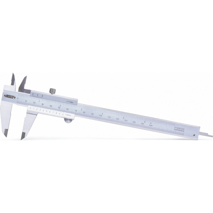 Insize 1205-300S, calibro di precisione 300 mm, acciaio, argento