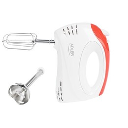 Liquidificador Adler AD 4212 Varinha mágica Vermelho, Branco