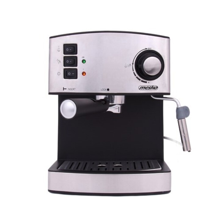 Mesko MS 4403 Kaffeemaschine Espressomaschine 1,6 l Halbautomatisch