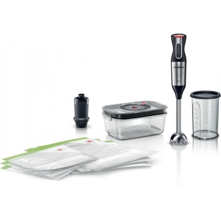 Bosch MSM6S20B 0,6 L Batidora de inmersión 1000 W Negro, Plata