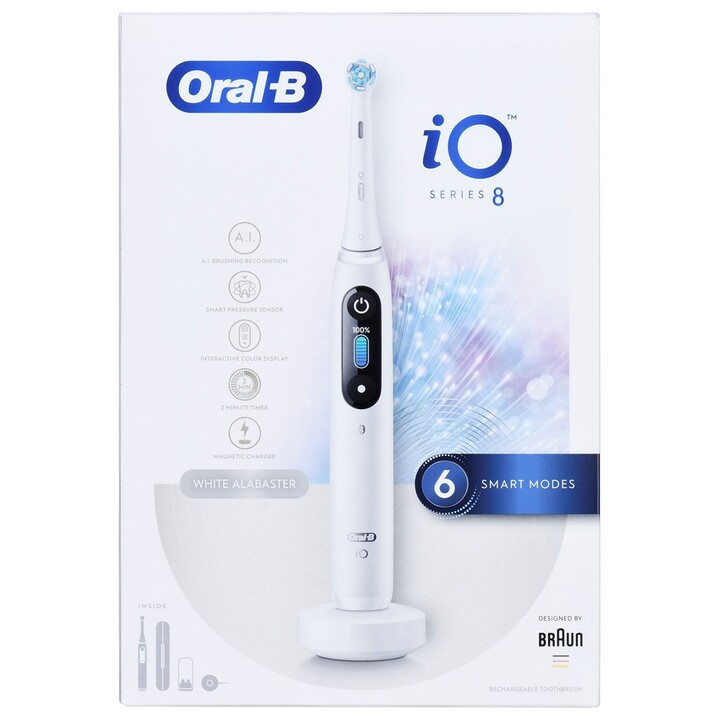 Brosse à dents électrique Braun Oral-B iO8N White